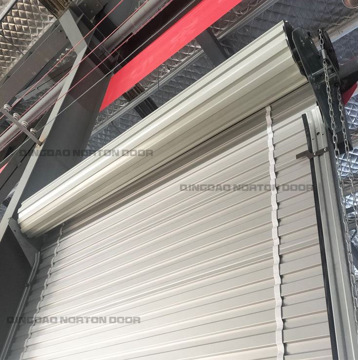 Pintu pengatup roller keluli manual penyimpanan diri