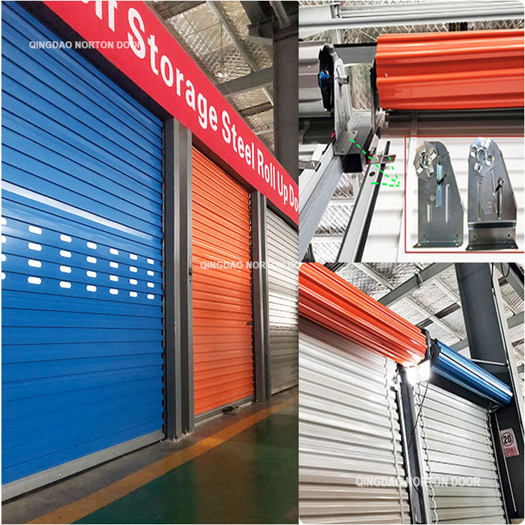 Manual Penyimpanan Sendiri Keluli Roll Up Roller Door