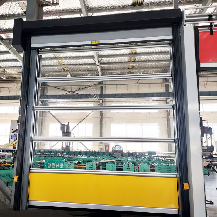 Pintu roller pesat PVC telus